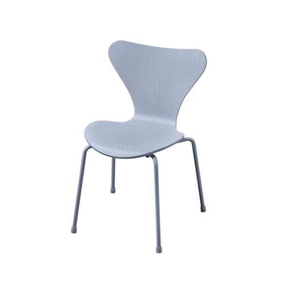 Fritz Hansen 3177 Chaise d'enfant Series 7 Lavender blue