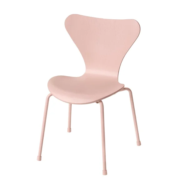 Fritz Hansen 3177 Chaise d'enfant Series 7 Rose