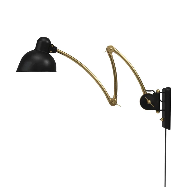 Fritz Hansen Applique murale Kaiser Idell 6559-W Matt black-brass