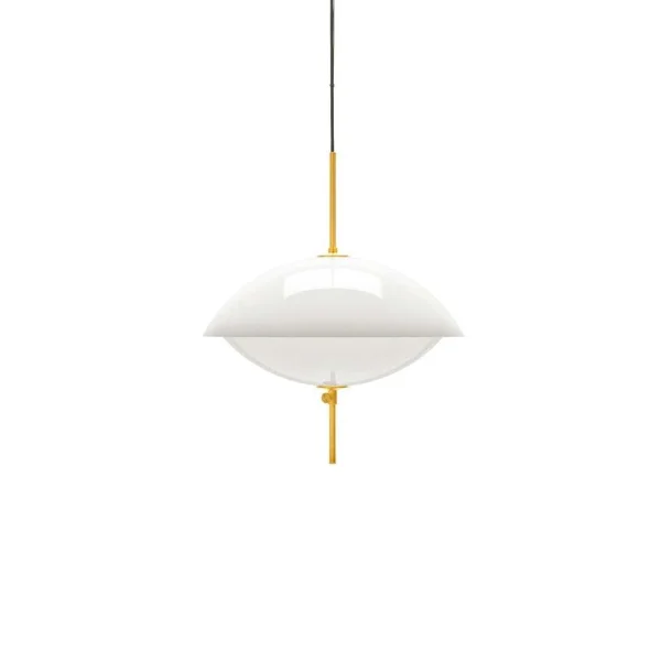 Fritz Hansen - Clam Suspension Ø440 Opal/Brass