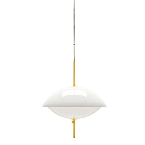 Fritz Hansen - Clam Suspension Ø550 Opal/Brass