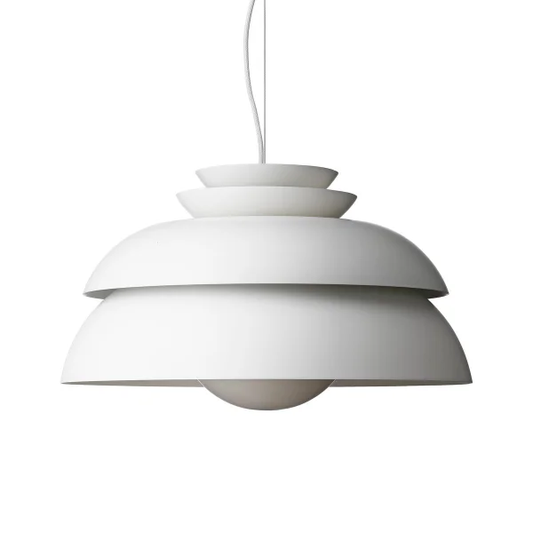 Fritz Hansen Lampe à suspension Concert blanc P3