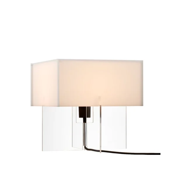 Fritz Hansen Lampe de table Cross-Plex T-300 Opal-structure en acrylique