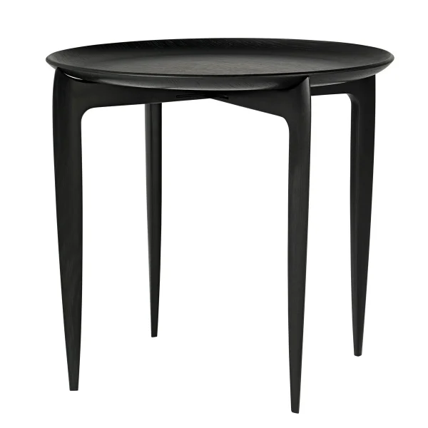 Fritz Hansen Plateau pliable Ø 45 cm Noir