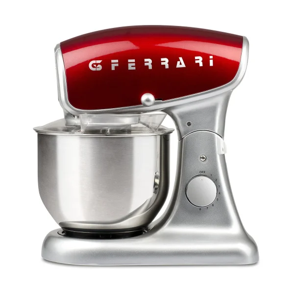 G3 Ferrari Assistant culinaire Pastaio Deluxe Argent-rouge