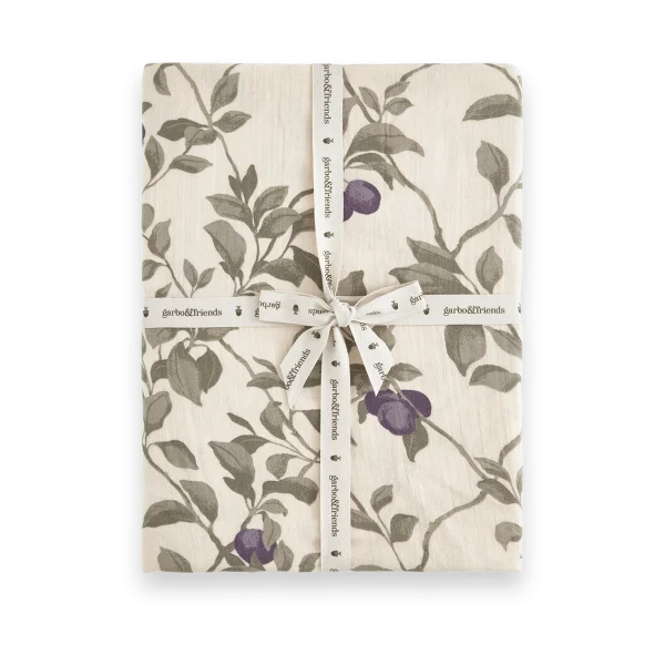 Garbo&Friends Drap-housse Plum Muslin 140x200x30 cm