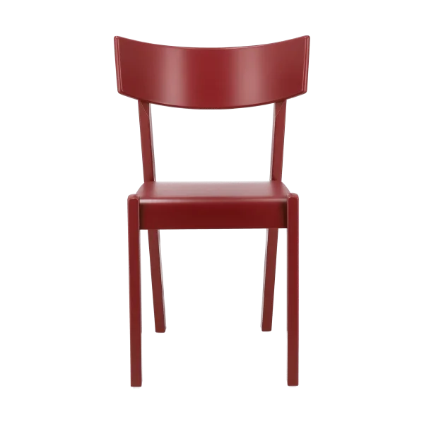 Gärsnäs Chaise Tati Siège plaqué hêtre - teinté rouge