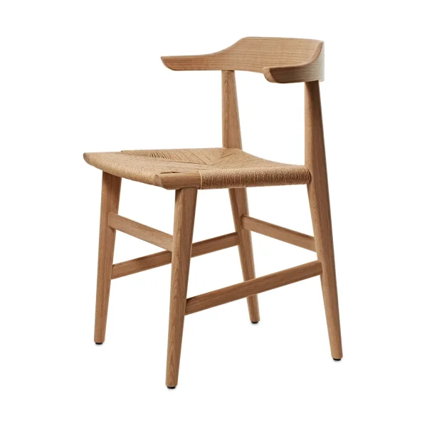 Gärsnäs Fauteuil Hedda Chêne natural monocoating-cordon en papier nature