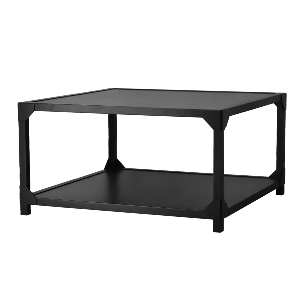 Gärsnäs Table Basse Bleck 75x75 cm placage Hêtre - teinture noire