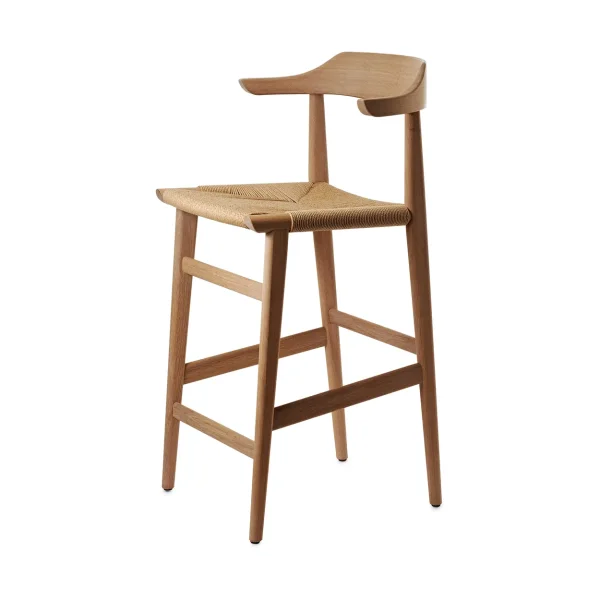 Gärsnäs Tabouret de bar Hedda Chêne natural monocoating-corde à papier nature