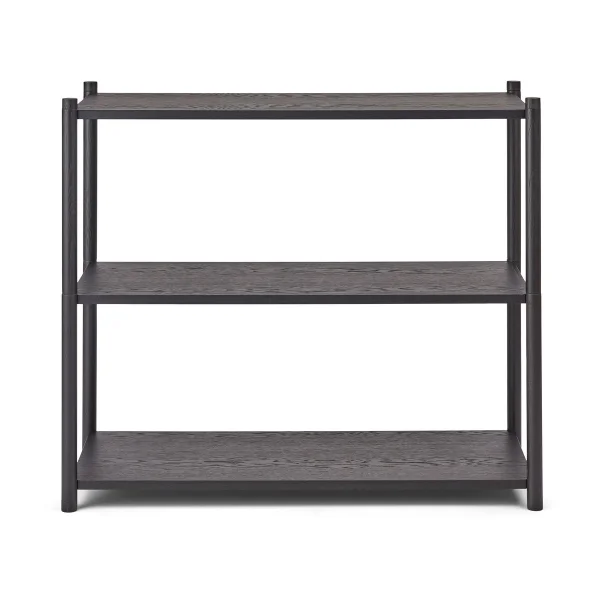 Gejst Bibliothèque Sceene bookcase A Chêne teinté noir