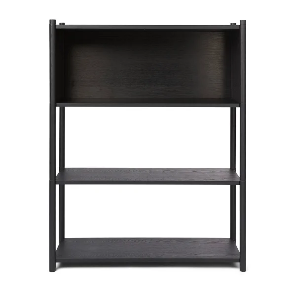 Gejst Bibliothèque Sceene bookcase B Chêne teinté noir