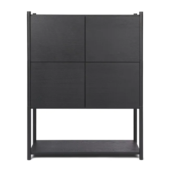 Gejst Bibliothèque Sceene bookcase E Chêne teinté noir