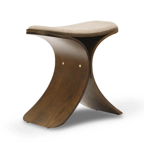 Gejst Home Accessories - Luno Tabouret Sombre Chêne/Sombre Beige GEJST