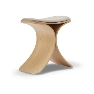 Gejst Tabouret Luno 48x28x72 cm Chêne-beige textile