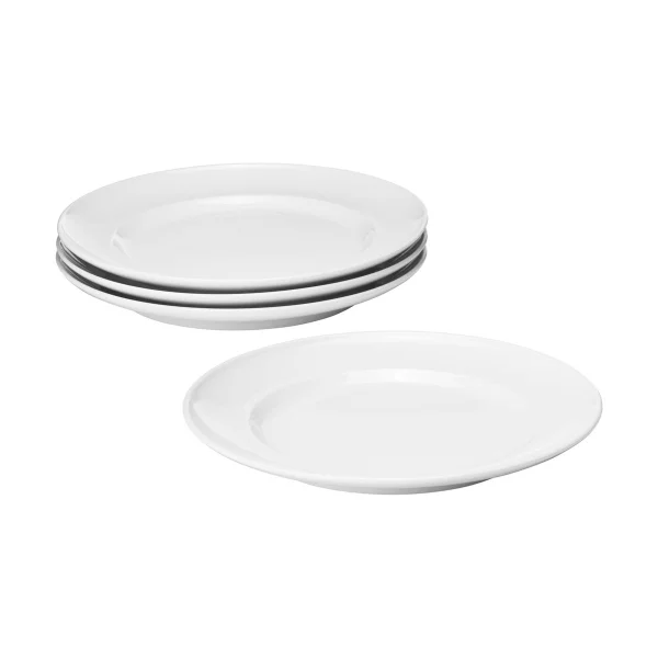 Georg Jensen Assiette à déjeuner Koppel Ø22 cm lot de 4 Blanc