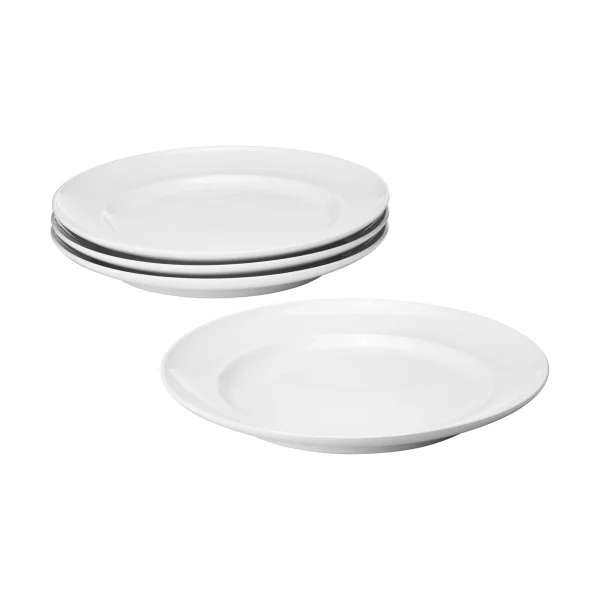 Georg Jensen Assiette de dîner Koppel Ø27 cm lot de 4 Blanc