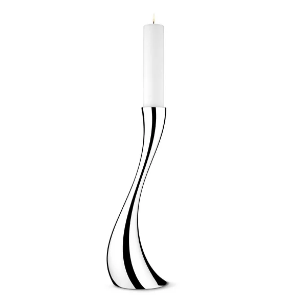 Georg Jensen Bougeoir de sol Cobra moyen, 50 cm