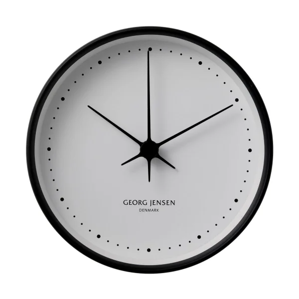 Georg Jensen Horloge murale Koppel noir-blanc Ø 22 cm