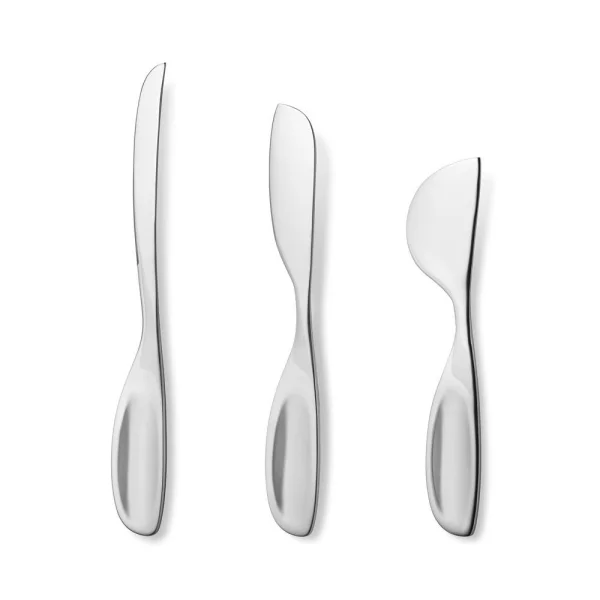 Georg Jensen Lot de couteaux à fromage Alfredo Lot de 3