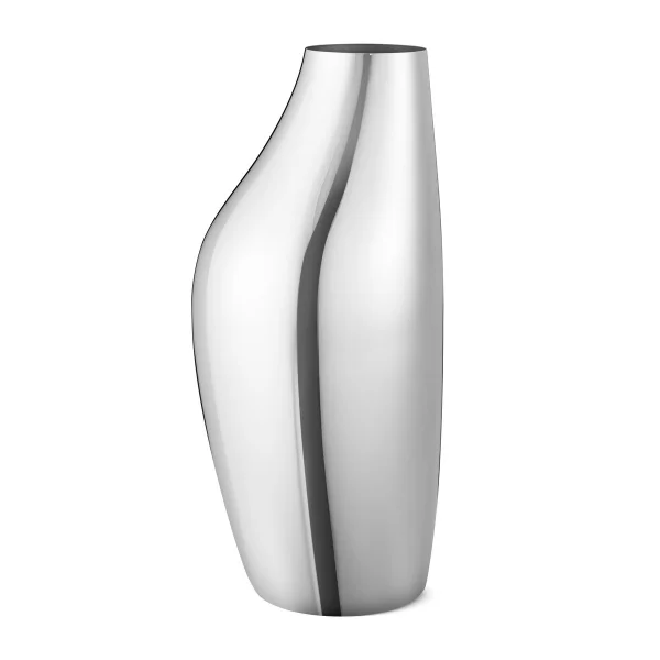 Georg Jensen Vase à poser au sol Sky 2 Acier inoxydable