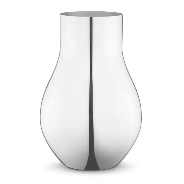 Georg Jensen Vase Cafu acier inoxydable moyen, 30 cm