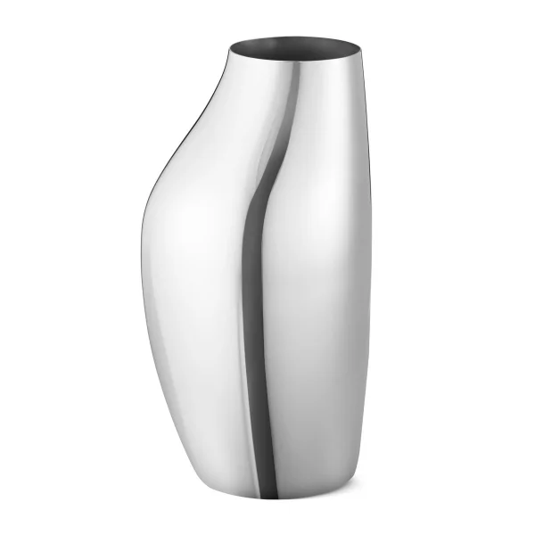 Georg Jensen Vase Sky 27 cm Acier inoxydable