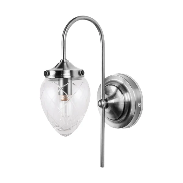 Globen Lighting Applique Juni Acier antique-transparent
