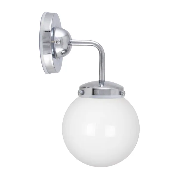 Globen Lighting Applique murale Alley 1 IP44 Chrome-blanc