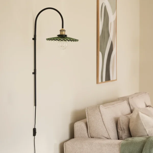 Globen Lighting - Applique murale Cobbler 75 verre vert