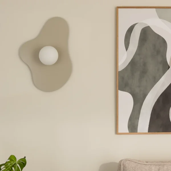 Globen Lighting - Applique murale Illusion beige verre 60 cm