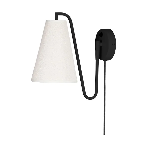 Globen Lighting Applique murale Lou Bouclé blanc-noir