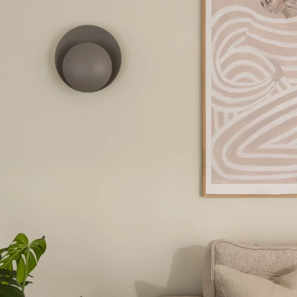 Globen Lighting - Applique murale Orbit gris métal 6 30 cm