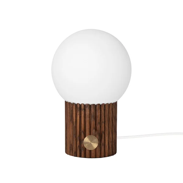 Globen Lighting Lampe de table Hubble Ø15 cm Noyer