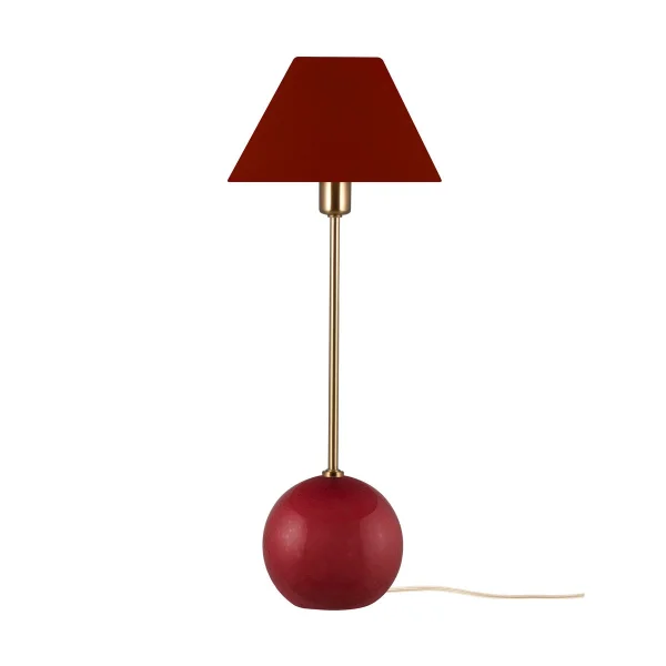 Globen Lighting Lampe de table Iris 20 Bourgogne