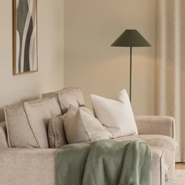 Globen Lighting - Lampe sur pied Cannes vert métal 140 cm