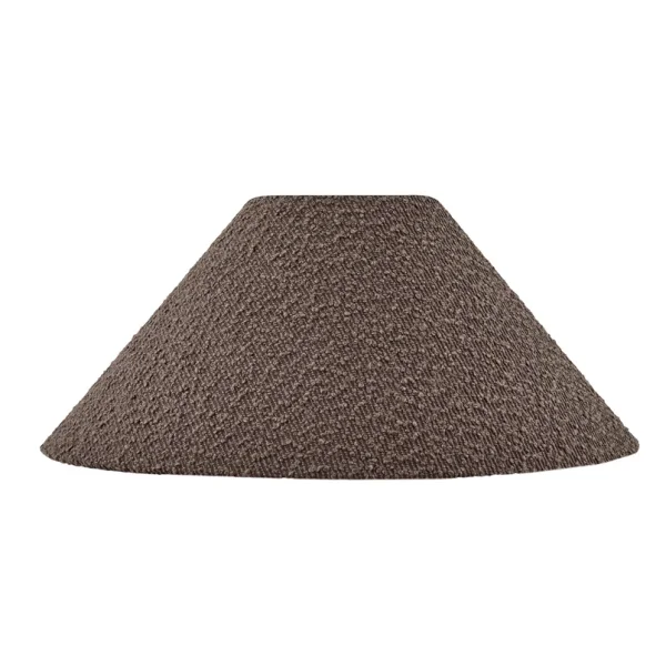 Globen Lighting - Lampe sur pied Iris marron/laiton textile