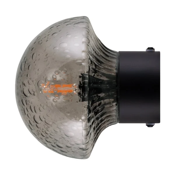 Globen Lighting Plafonnier Fungo Ø16 cm Fumé-noir