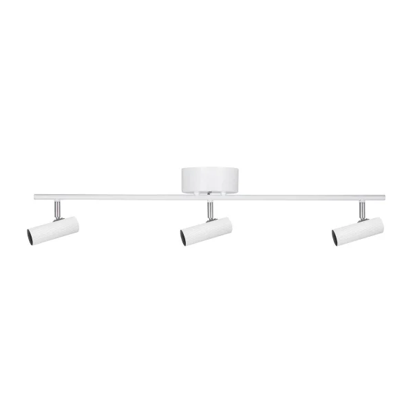 Globen Lighting Plafonnier Hubble 3 Long Blanc-chrome