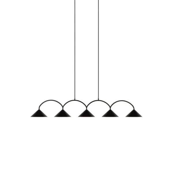 Globen Lighting - Suspension Curve 5 Black