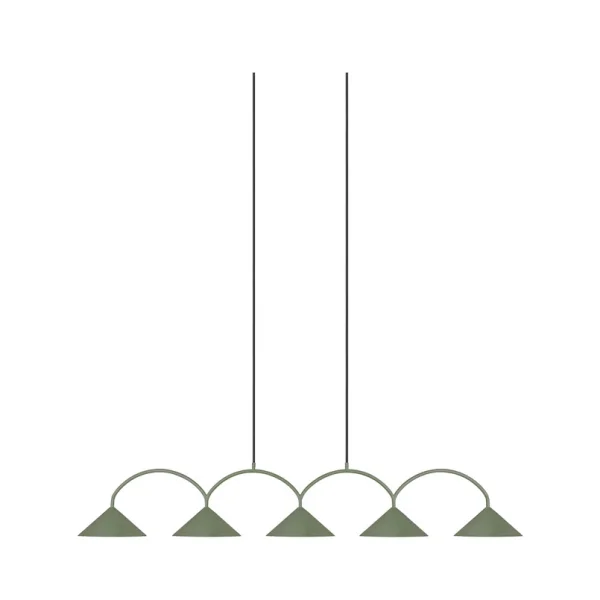 Globen Lighting - Suspension Curve 5 verte