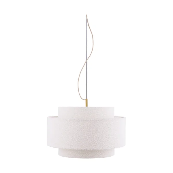 Globen Lighting Suspension Noah Ø50 cm Bouclé blanc