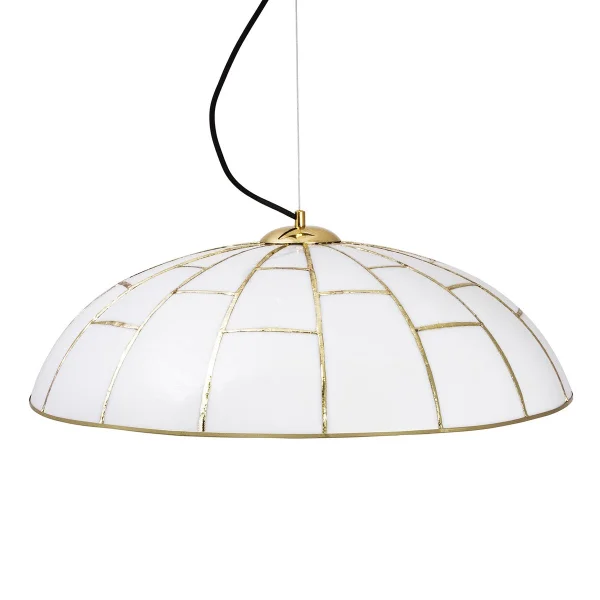 Globen Lighting Suspension Ombrello Ø60cm verre blanc Laiton