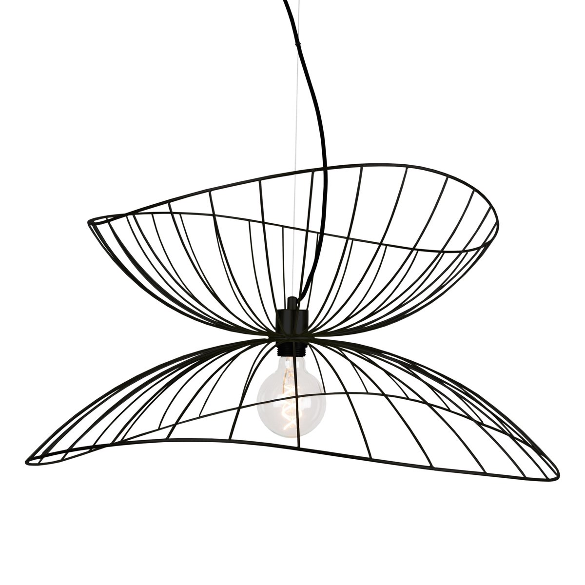 Globen Lighting Suspension Ray Ø70 cm noir