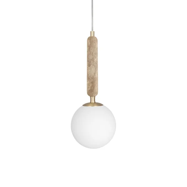 Globen Lighting Suspension Torrano 15 cm Travertin