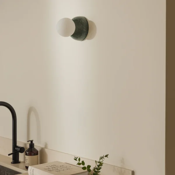 Globen Lighting - Torrano 13 Plafonnier vert verre IP44