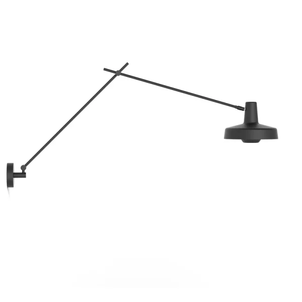 GRUPA - Arigato Applique Murale Long avec Câble Noir