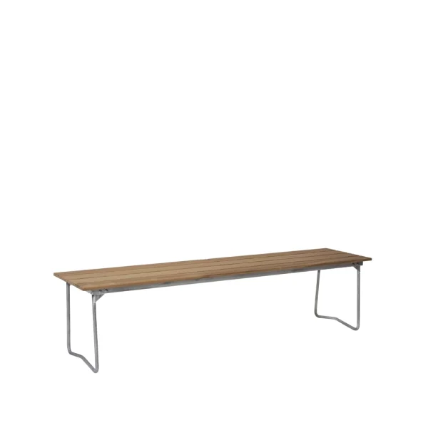 Grythyttan Stålmöbler Banc 9 Chêne huilé-170 cm galvanisation à chaud