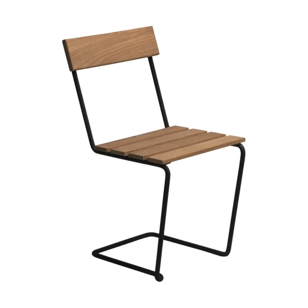 Grythyttan Stålmöbler Chaise 1 Teck non traité-noir