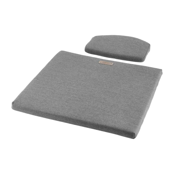 Grythyttan Stålmöbler Set de coussins A3 pour nuque/siège Sunbrella gris